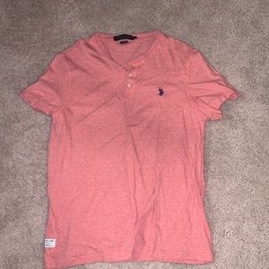 U.S polo three buttons t-shirt